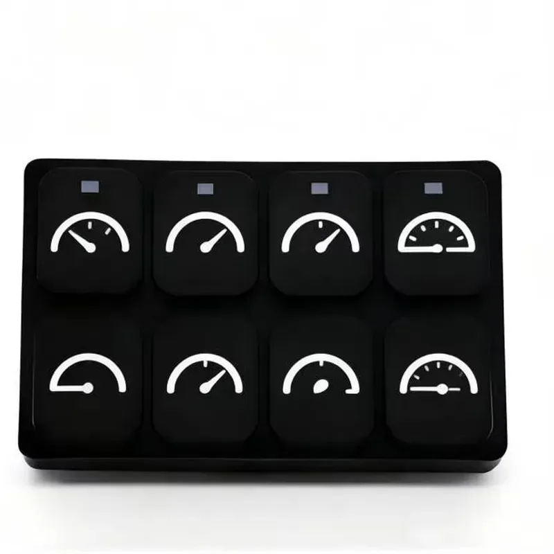 Hot Sale 8 Button Smart CAN Bus 2.0B Control Keypad Panel Silicone Automotive Grade Waterproof Customize Symbol IP67 9-36V