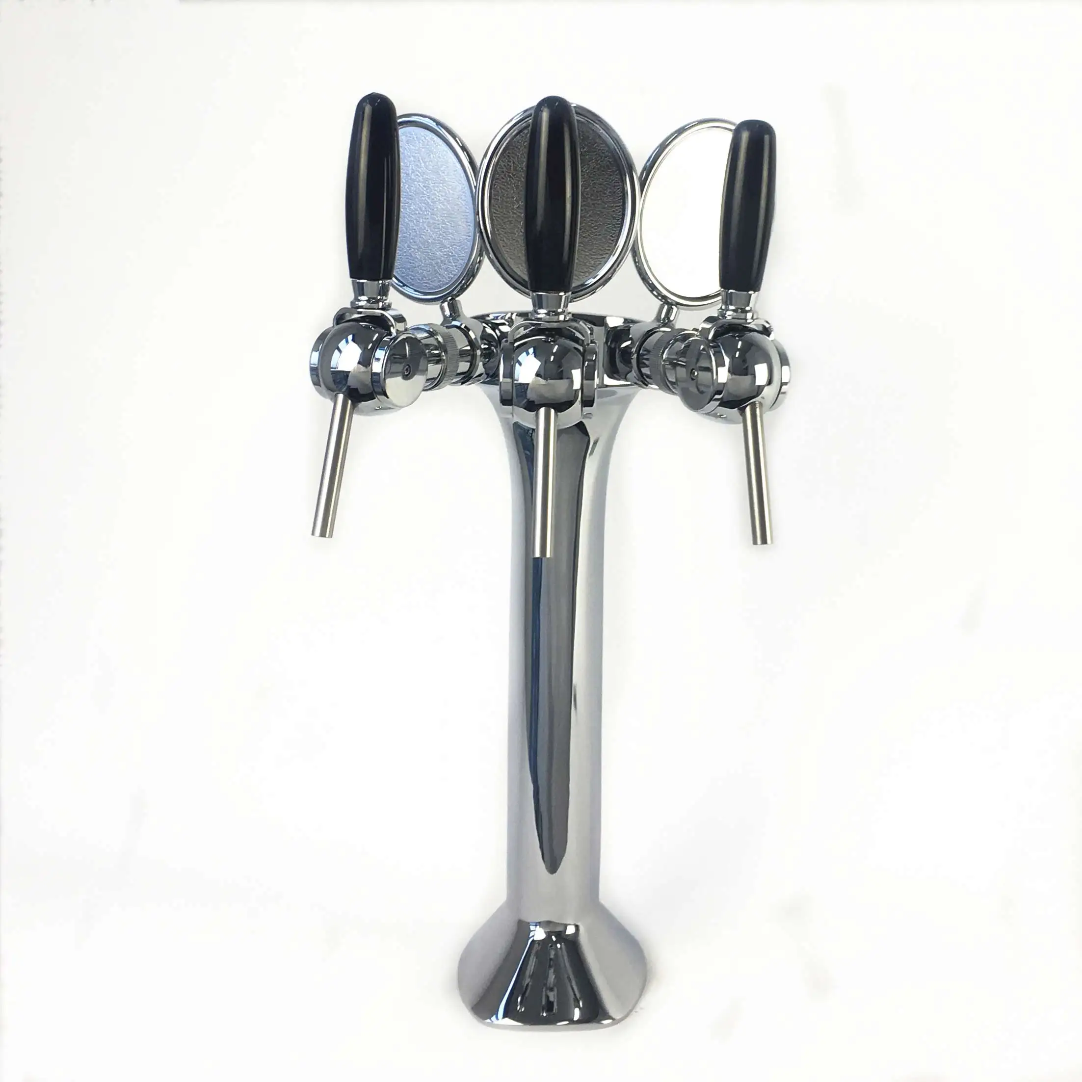 

Durable 3 Faucets 3 Medallions Cobra Type Beer Tower