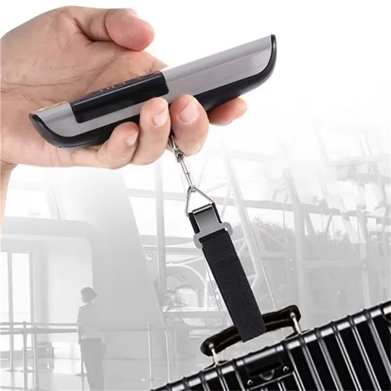 ABYN-New Hand Luggage Scale With Battery Portable Electronic Scale Home Small 50Kg Portable Mini Hook Luggage Weigher