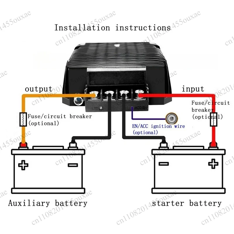 800W IP65 Waterproof RV Battery Charger DC12V/24V/36V To 14.6V 55A Lithium Battery Charging Module