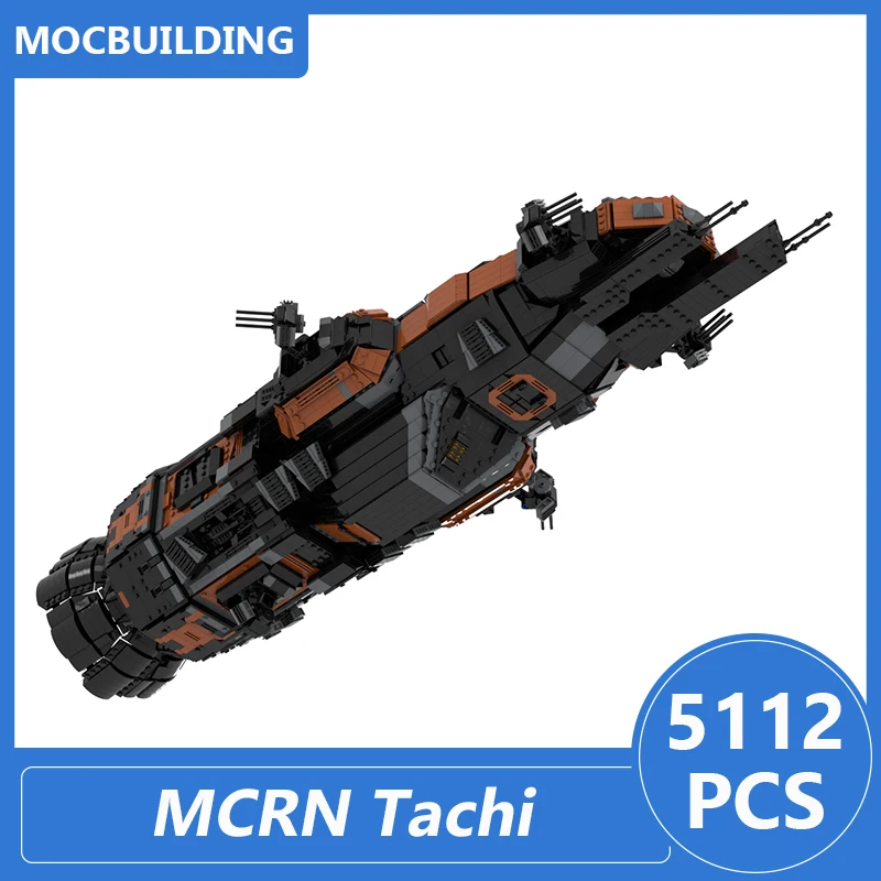 MCRN 타치 코르벳급 경순양함 ECF-270 모델 MOC 블록 DIY 조립 브릭 우주 창의적 장난감 선물 5112PCS