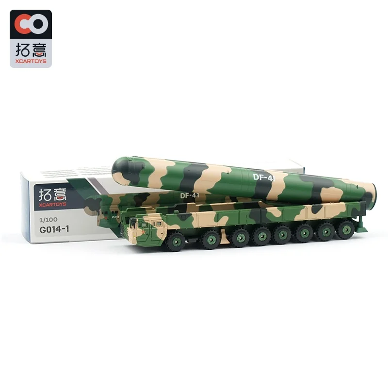 Xcartoys 1:100 Dong-feng 41 Intercontinental Nuclear Missile G014-1 Alloy Simulation Model Car