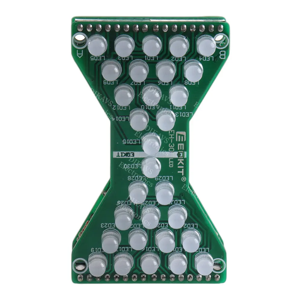 Learn To Solder Fun Kit LEDs Hourglass DIY Electronic Projects PCB Soldering Kits