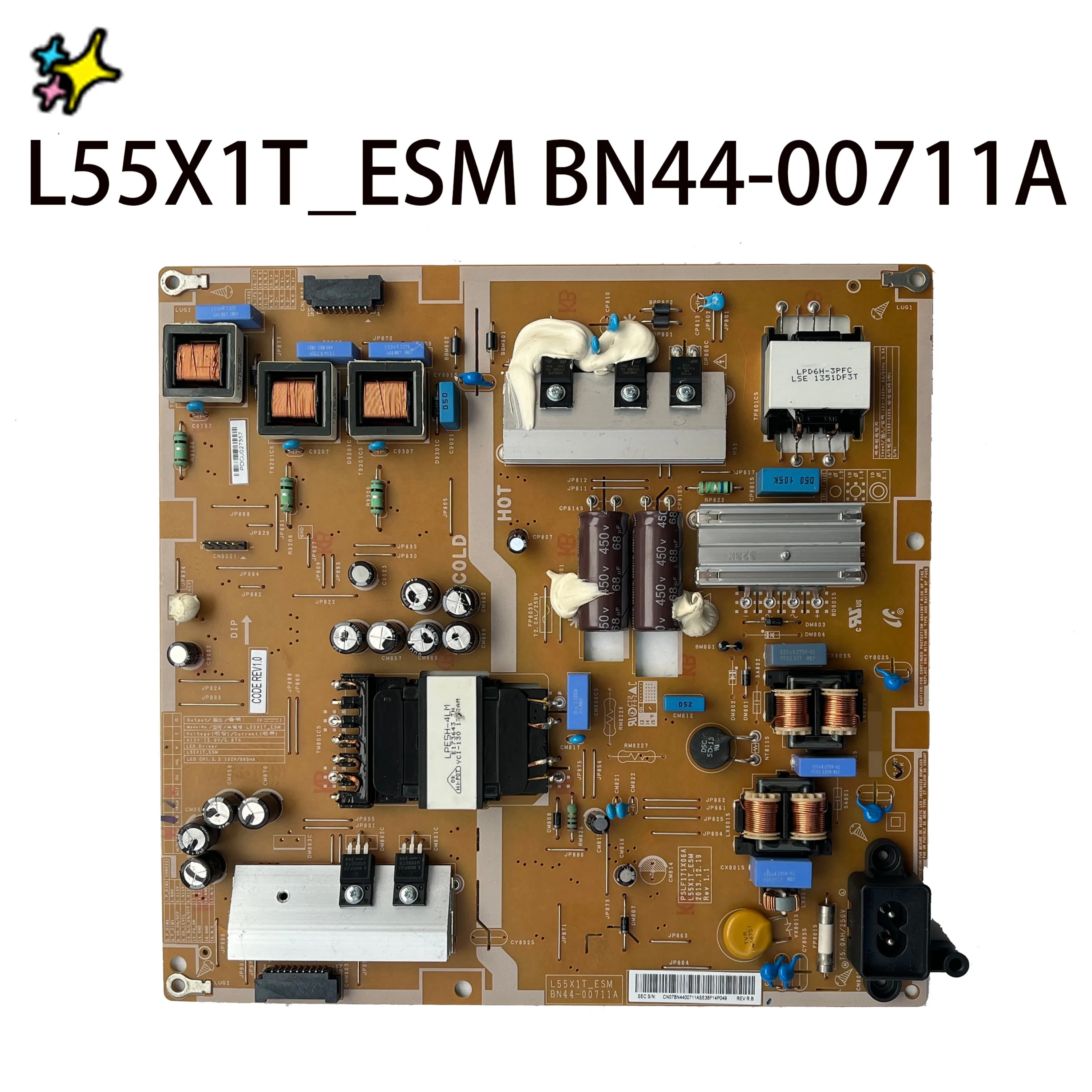 

Новая оригинальная плата питания для телевизора l55x1t _ ESM BN44-00711A работает нормально и совместима с аксессуарами TVs UN50H6400AFXZA UN50H6400A