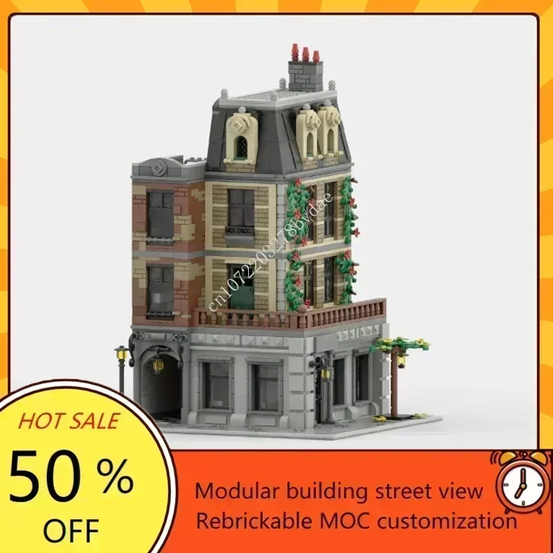 ตัวต่อ MOC สำนักงานการแพทย์ 2367 ชิ้น แบบจำลองสถาปัตยกรรมแนวสตรีทวิว สร้างสรรค์ ของเล่นประกอบสำหรับเด็ก ของขวัญวันเกิด/คริสต์มาส