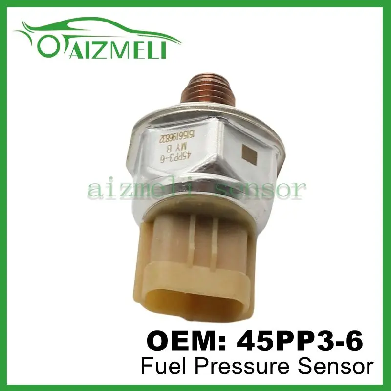 Sensor de presión de combustible 45PP3-6 para Nissan Navara D40 Pathfinder Isuzu d-max 45PP36 Sensor de presión de riel accesorios de repuesto de coche