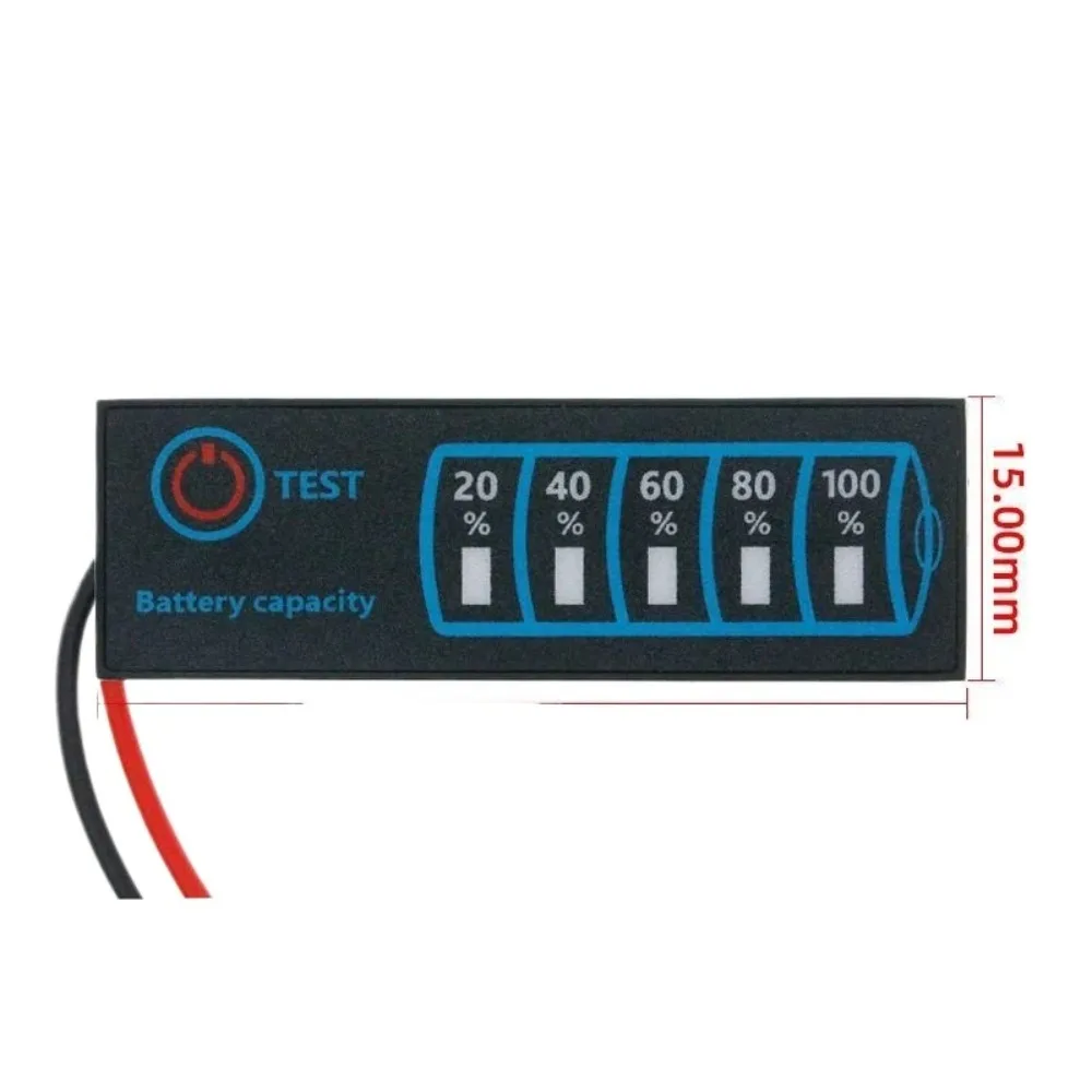 DC5-30V Battery Level Indicator Board - For Li-ion/LiFePO4/Lead-Acid Battery Packs. Battery Capacity PercentageModule for DIY