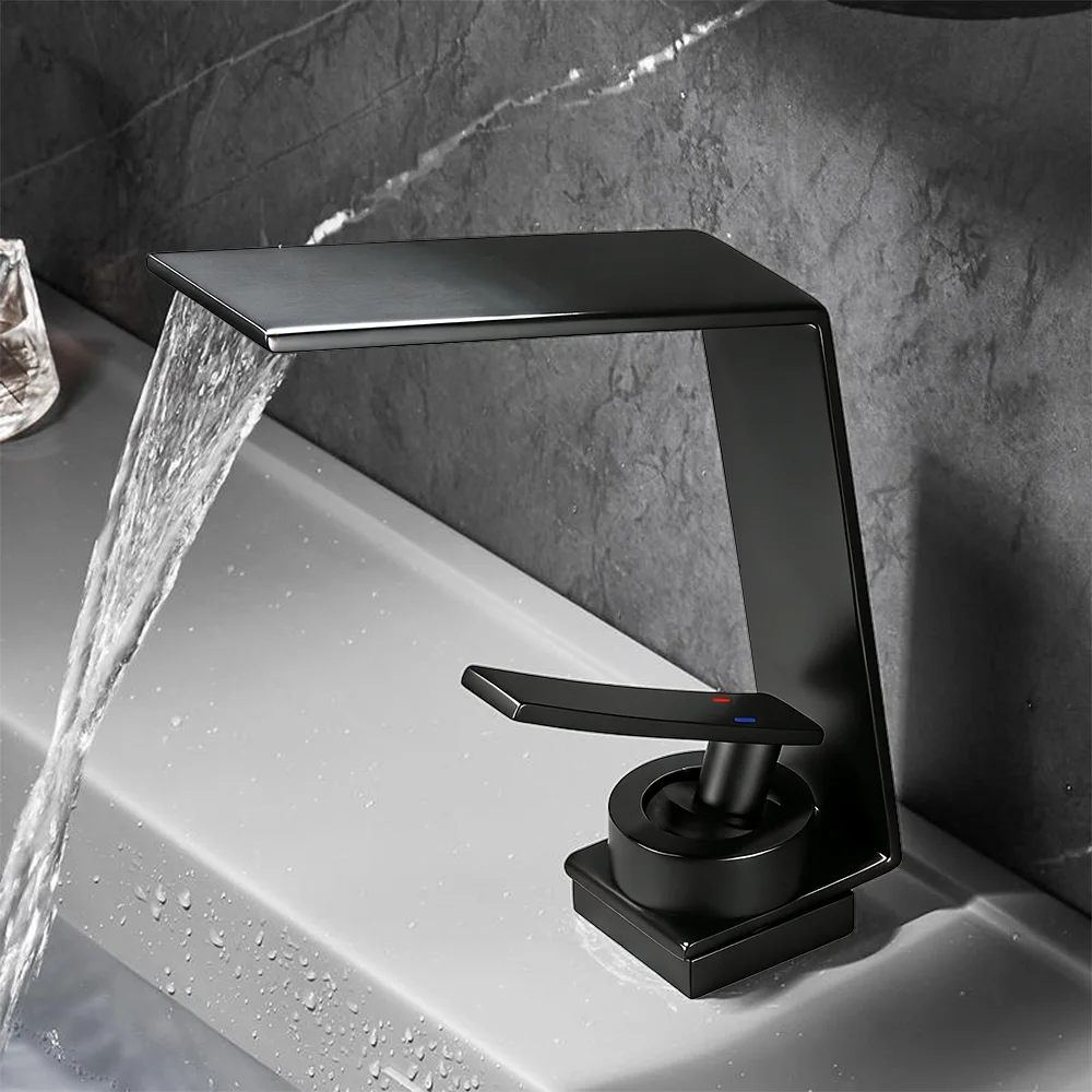 

Waterfall Faucet Washbasin Faucet Bathroom Cabinet Household Bathroom Cross-border Bathroom