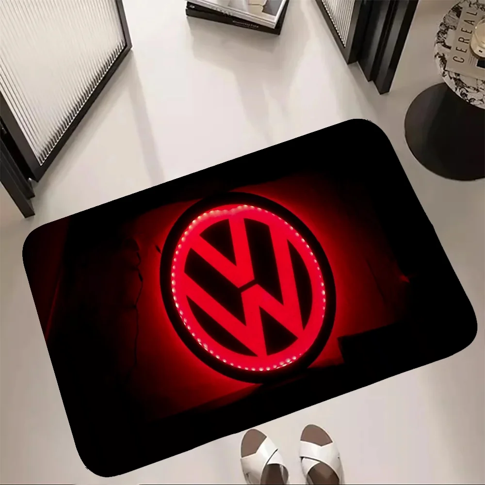 Volkswagen Logo Carpet in the Bed Room Decoration Items Floor Mat for Kitchen Mat for Hallway on the Floor Bedroom Rug Bath Mats