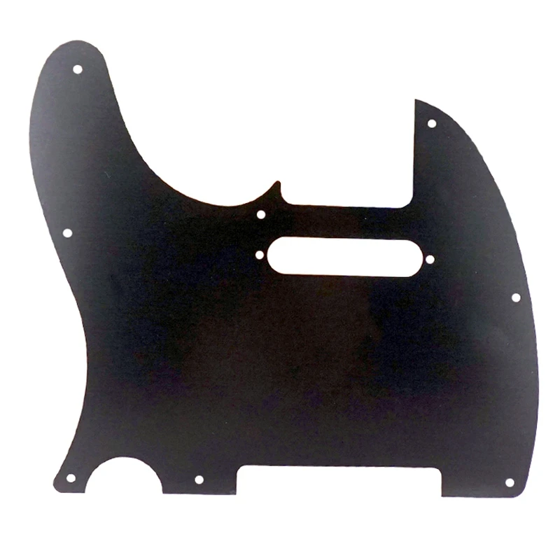 เงิน 8 หลุม Tele กีตาร์ Pickguard โลหะ Pick Guard สําหรับมาตรฐาน Telecaster Pickguard เปลี่ยน