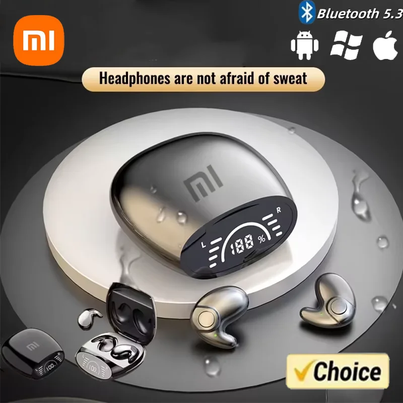 Xiaomi Sleep Invisible Earbuds Bluetooth 5.3 Tiny Headphones Sports Stereo Earphone Hidden Noise Cancelling Wireless Headsets