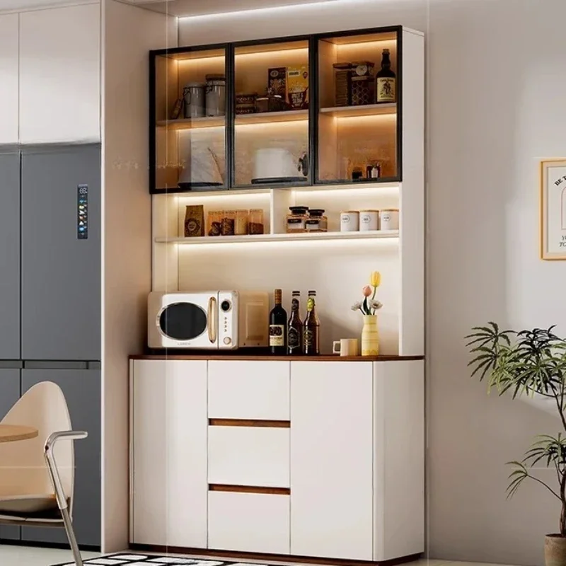 Aesthetic side cabinet integrated storage tea cabinet living room storage household new cabinet light luxury haute couture