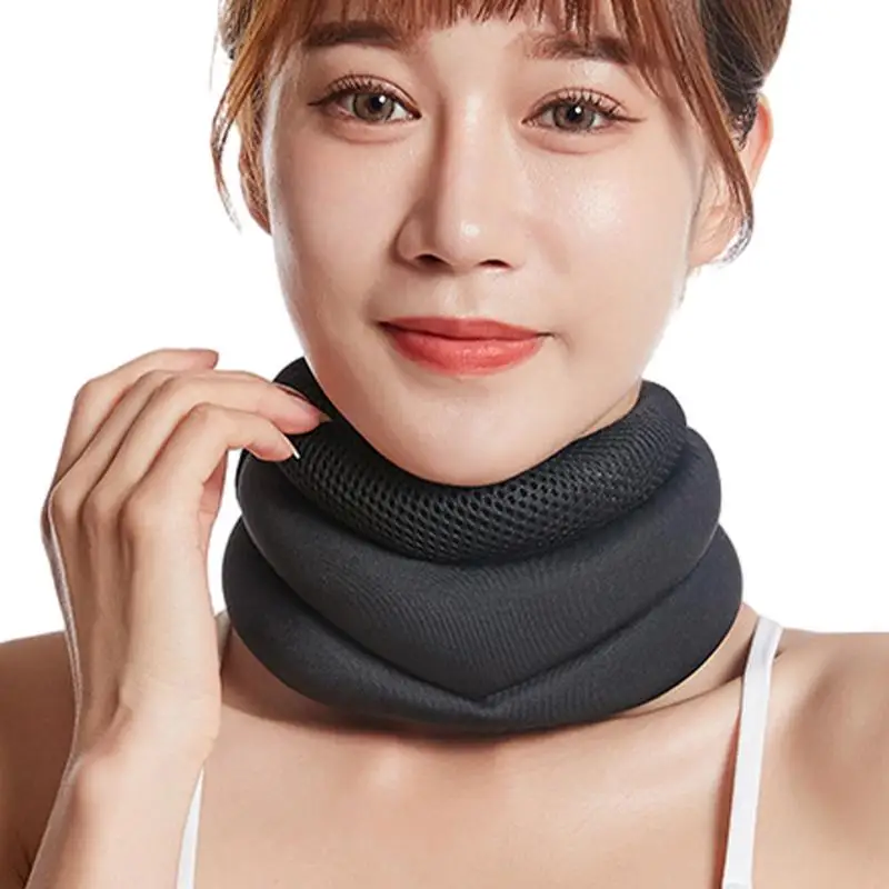 Neck Brace Neck Relief And Support Cervical Collar Universal Cervical Collar Adjustable Neck Stabilizer For Travel Relieves