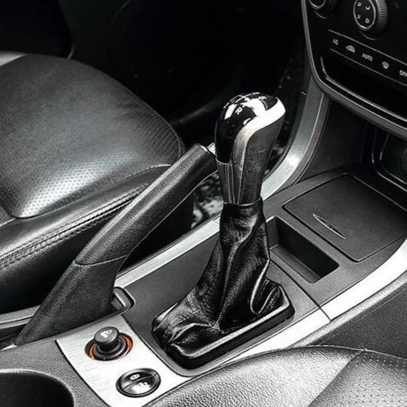 5 Speed Manual Pu Leather Car Shift Gear Knob Lever Gaitor Boot Cover For Geely Emgrand X7