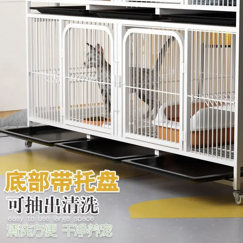 Cat cage Three-layer cat cage Breeding Breeding cage Pigeon with partition Platform display Breeding
