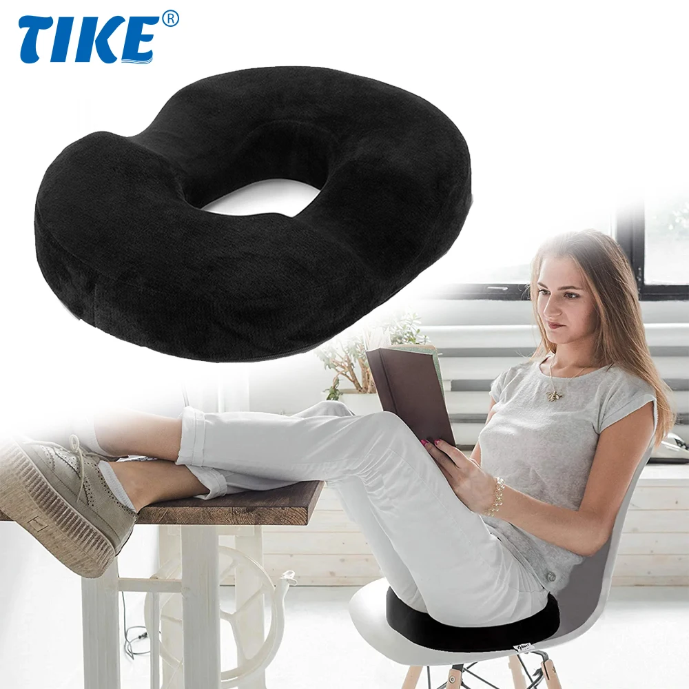 Donut Pillow for Tailbone Pain Relief, Pillow Cushion for Hemorroid Treatment, Prostate, Bed Sores, Pregnancy, Post Natal & More