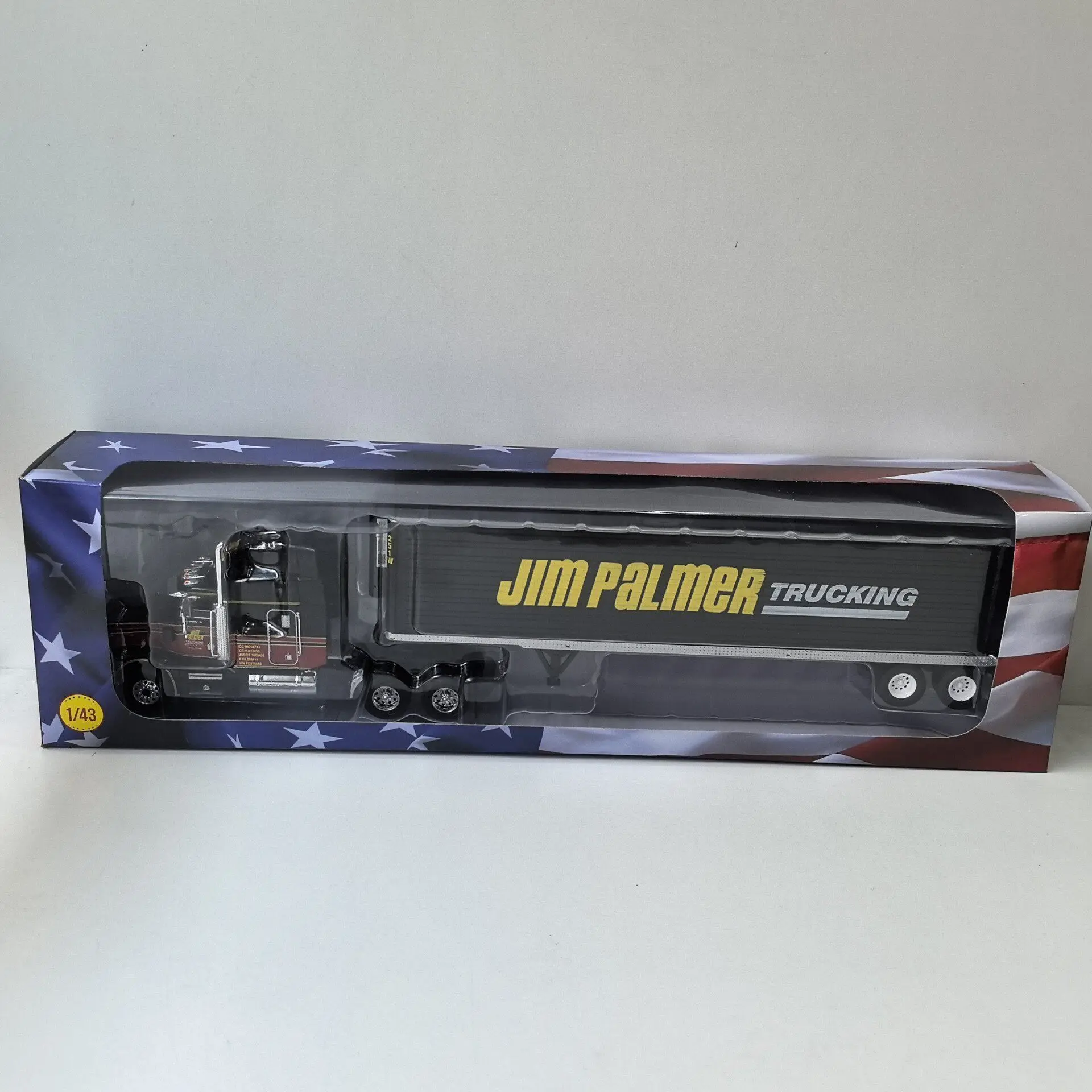 Modelo de Camión con Remolque PETERBILT 377 A/E a Escala 1/43 de Diecast IXO, Cabeza de Camión de Aleación, Tanque de Aceite de Plástico, X8, Modelo de Coche de Aleación