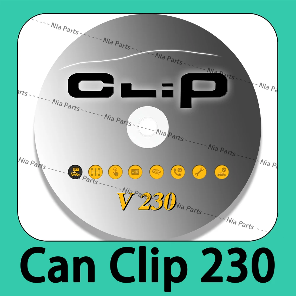 Can Clip 230 Diagnostic software FOR Renault diagnostic pour voiture scanner automotriz canclip 230 Vehicle Maintenance Program