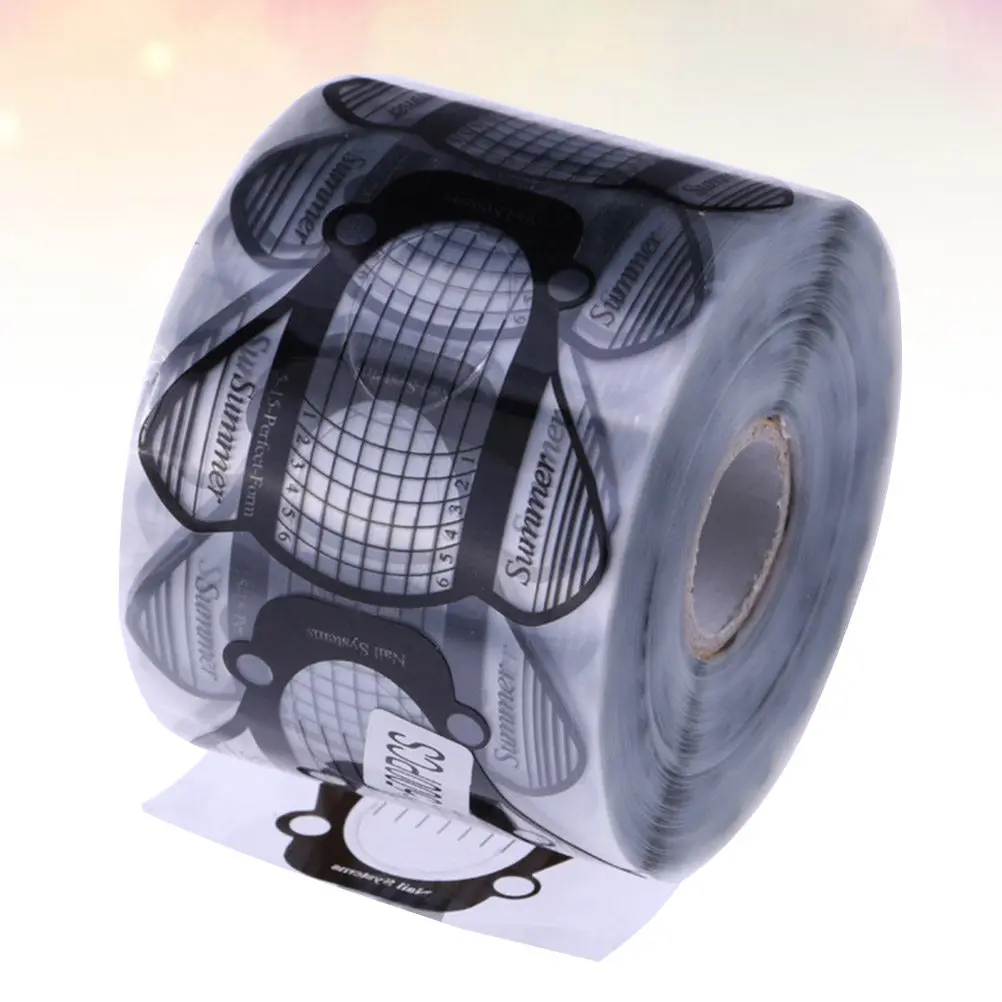 

500Pcs Nail Extension Tray Gel Stickers Accurate Guide Professional Salon Use Nail Art Tool Acrylic Uv Gel Extension Holder