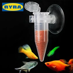 Automatic Fish Feeder Brine Shrimp Eggs Feeder Red Worm Feeding Funnel Cup Aquarium Accessories Betta Fish Food Feeding Tools