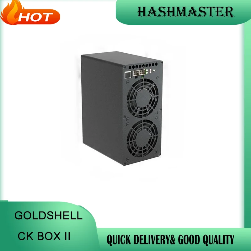 

Goldshell CK BOX II Mining Machine CKB Dual Modes 1.54T/260W or 2.1T/400W Low Noise Home Riching Power Supply Optional