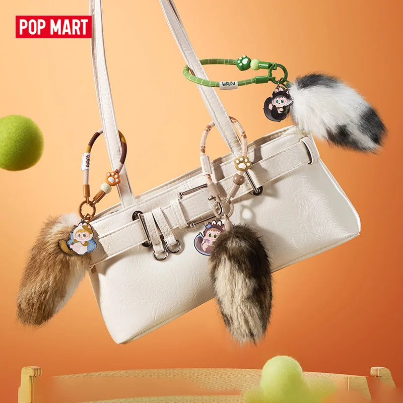 POPMART LABUBU THE MONSTERS Cat Mode On Series Pendant Mystery Unbox Bag Cute Kawaii Doll Ornament Present Set