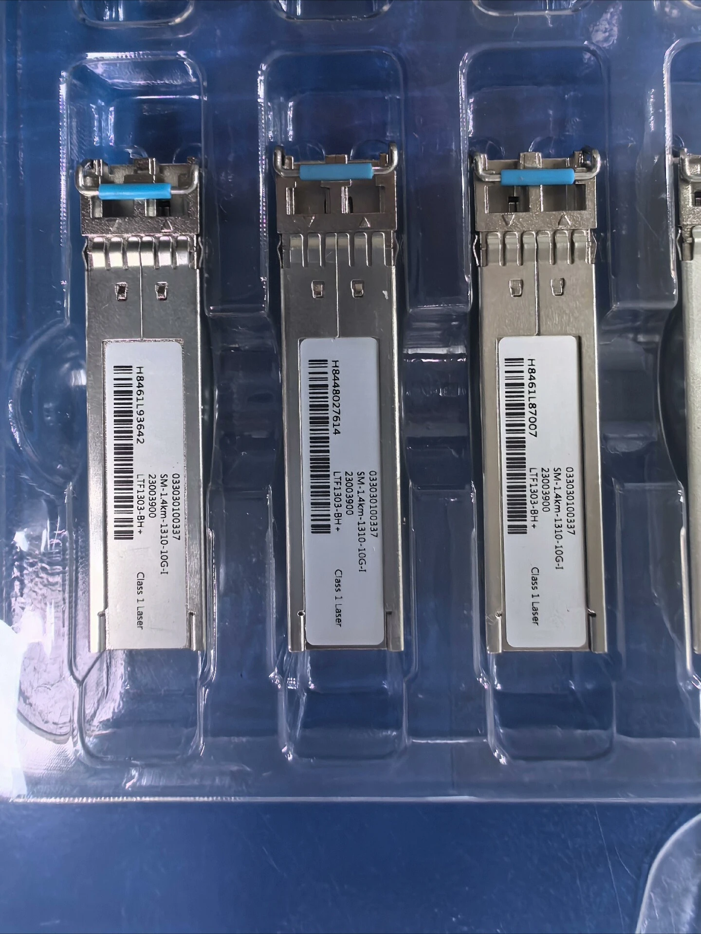 

3pcs Used Original 033030100337 10G 1310nm 1.4km SMF Dual Fiber SFP+ Optical Transceiver Module 10G-1310nm-1.4km-SFP+ for ZTE
