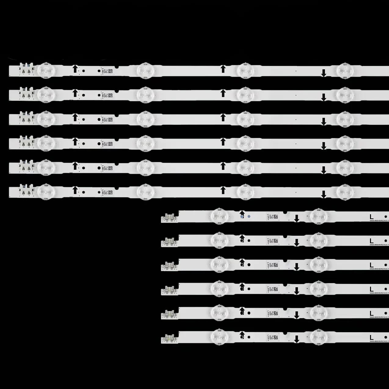 LED backlight Strip For UE75AU8002K UE75AU9070U UN75AU8000B 