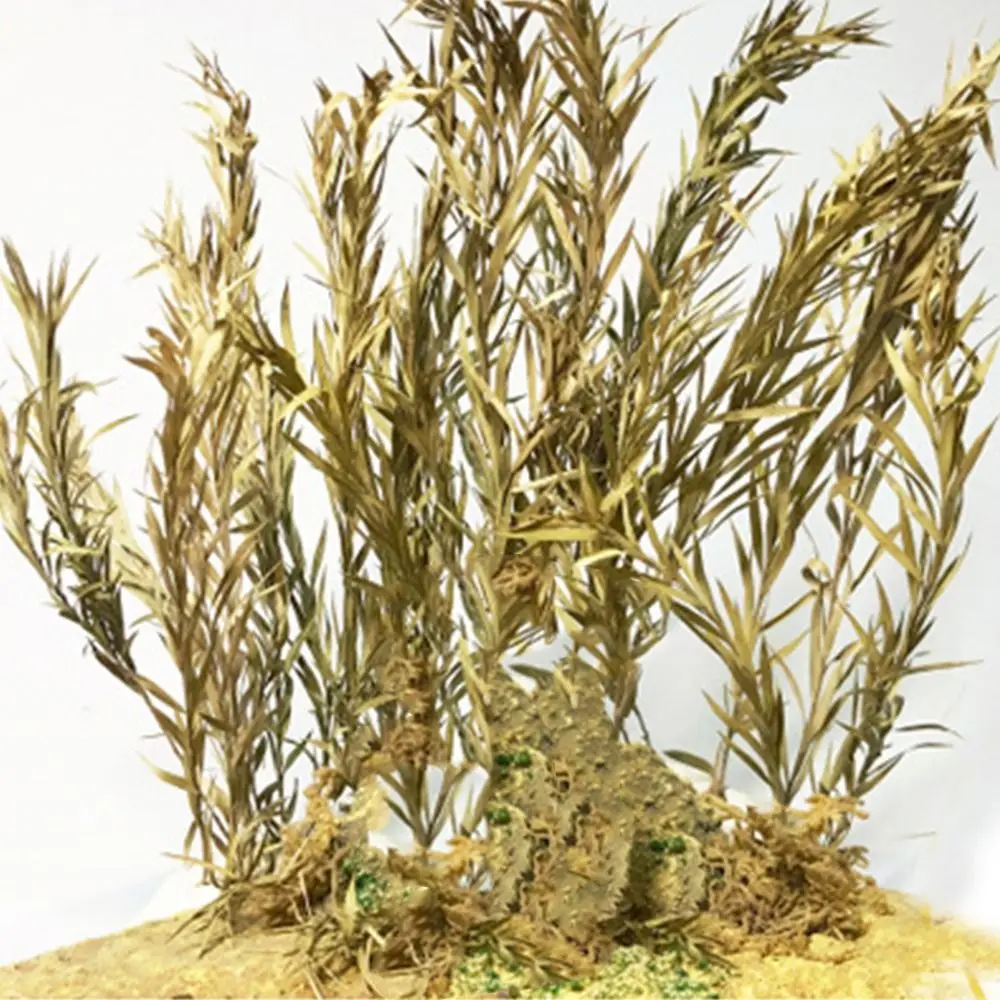1 Box Sand Table Vegetation Long Leaf Grass Cluster Miniature Reed Scene Model Micro Landscape DIY Accessories Railway Scenery