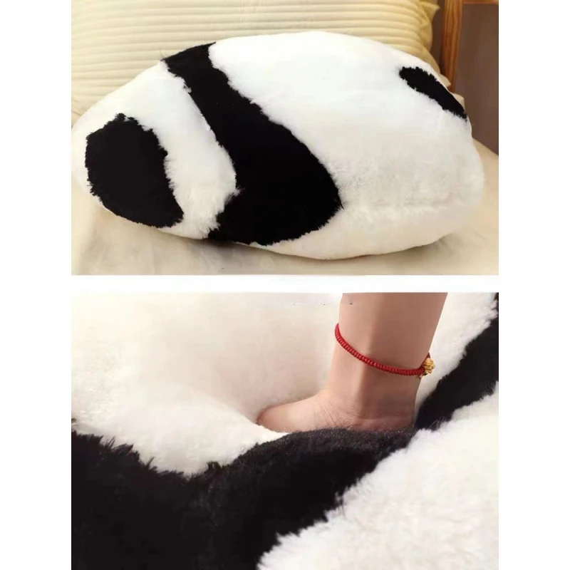 1 Pieces Cute Panda Plush Pillow Living Room Sofa Cushion Girl Cartoon Toy Birthday Present Boys Gifts Car Seat Lumbar Support