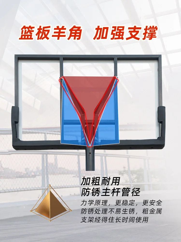 Goldo de cesta de basquete inground