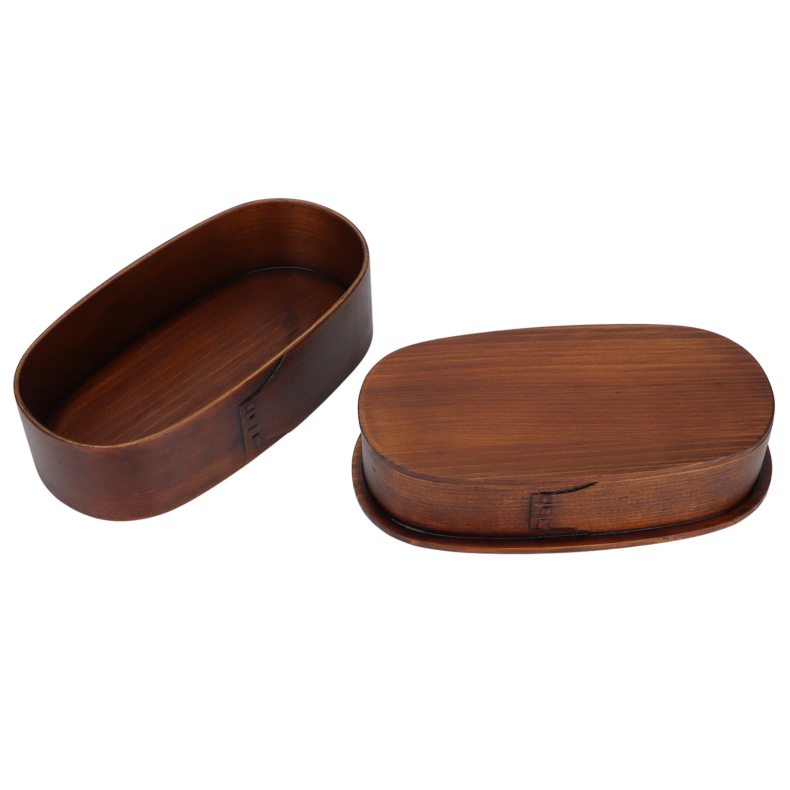 2 Layer Japanese Wood Bento Lunch Box Protable Bento Lunch Box Kids Adults Hiking Climbing Office School Lunch Containers Tools view 4
