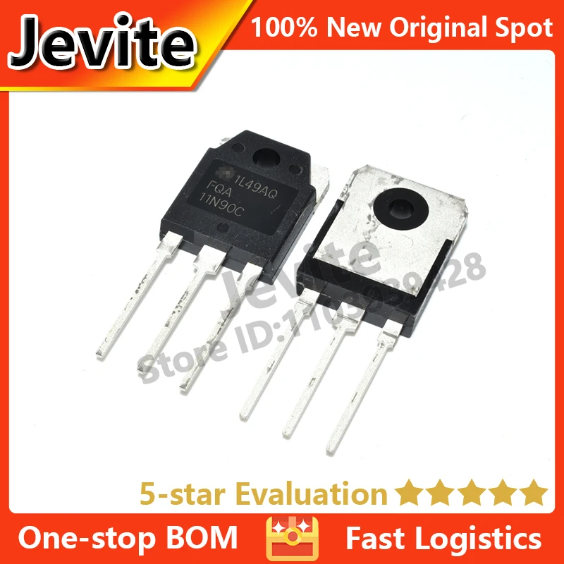 

Jevite 100% New Original electronics Controller 11N90C FQA11N90C-F109 900V 11A TO-3P MOSFET Transistor