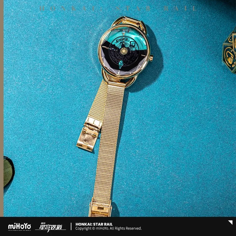 Game Honkai Star Rail Official Genuine Product Aventurine Themed Series Watch Accessories Halloween Christmas 3D Gifts Cosplay