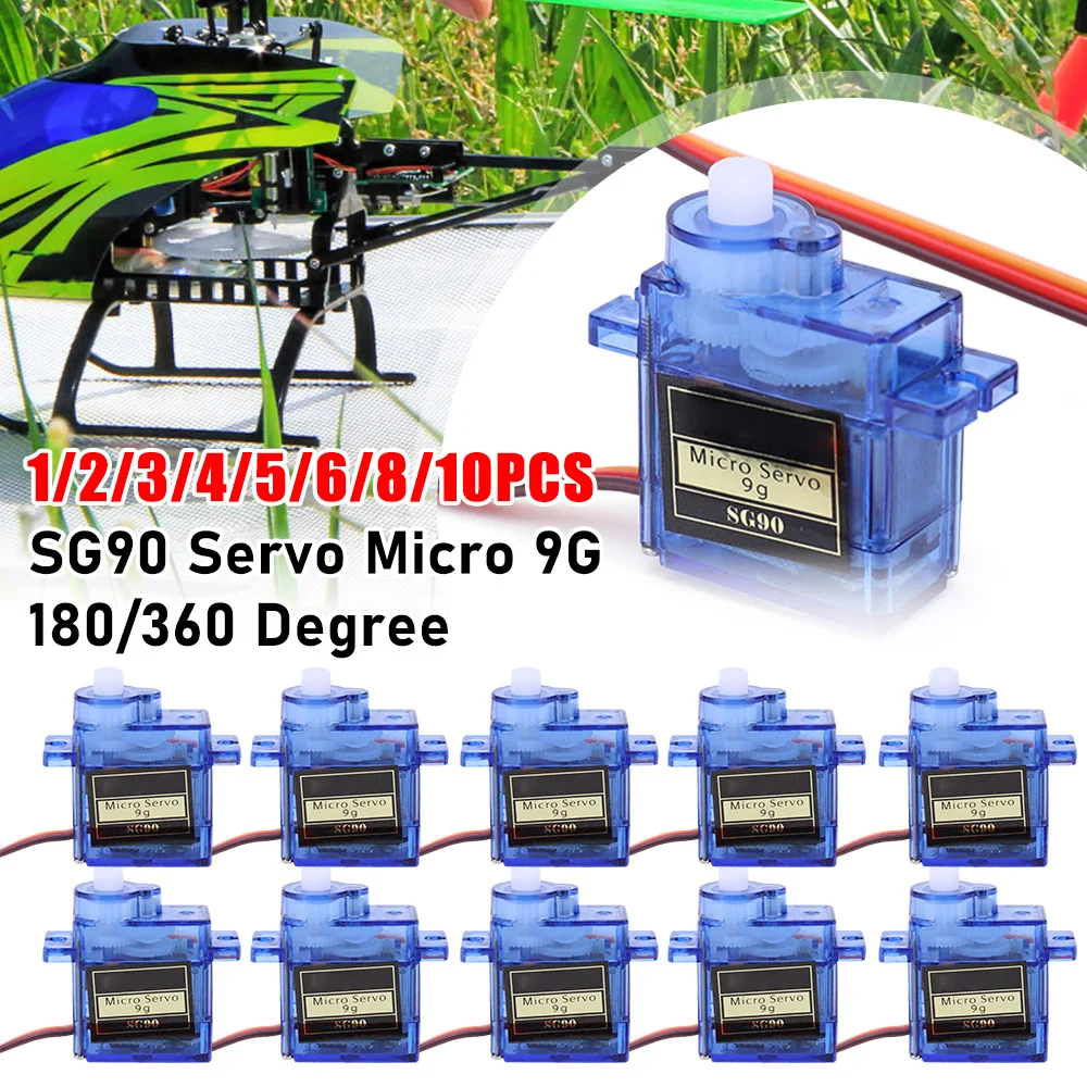 1-10PCS SG90 9G Mic…