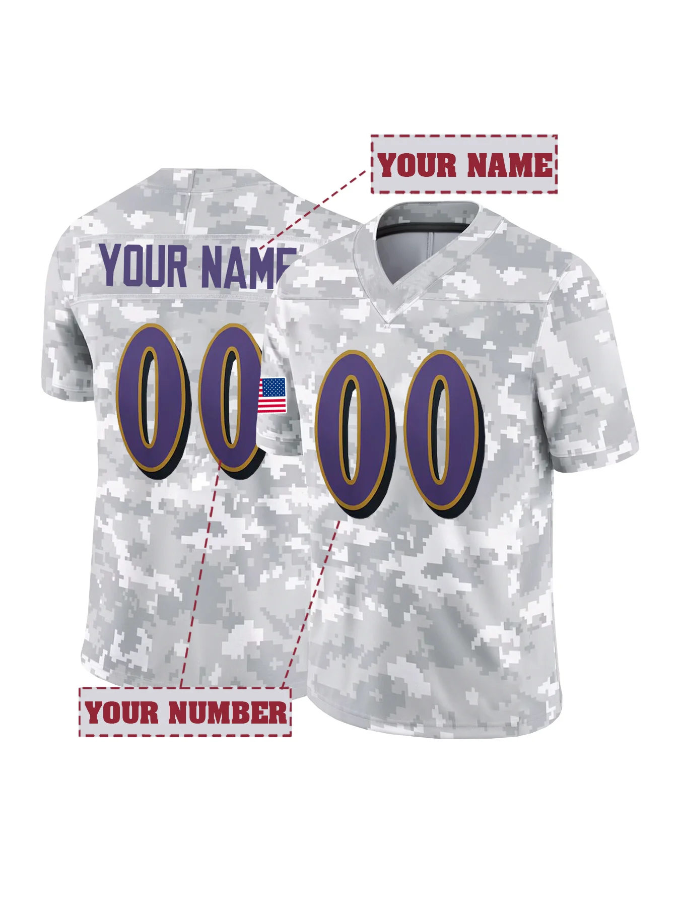 Customized Name And Number Design,Men's Football Jersey Loose Breathable V-neck Embroidery  Jersey,Sports Shirt for TeamTraining