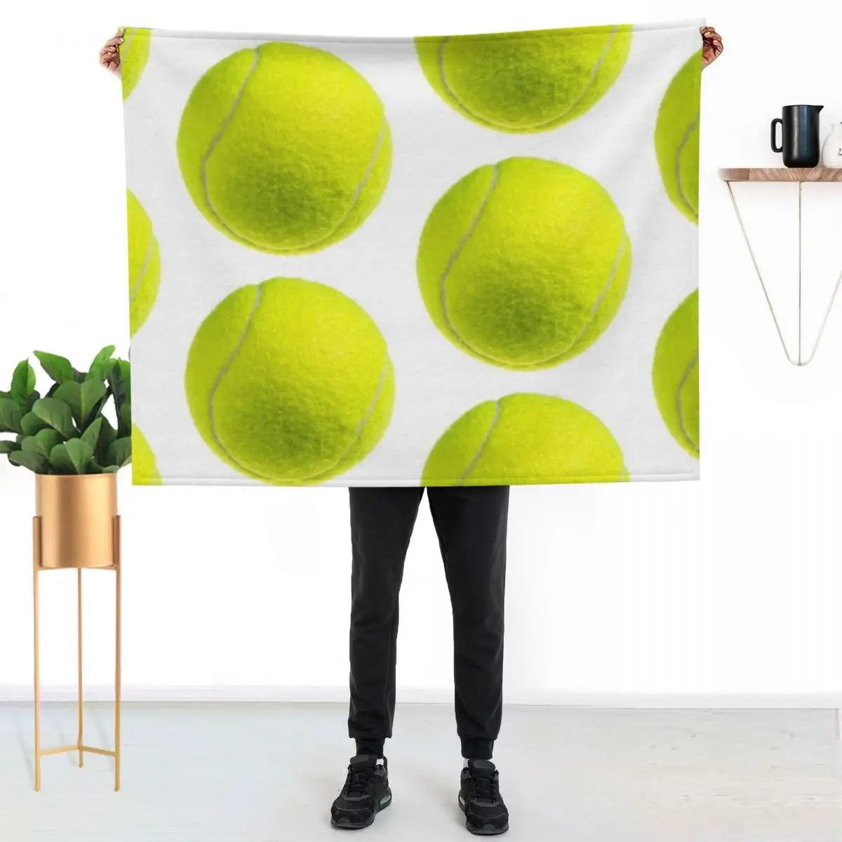 Just tennis ball Throw Blanket christmas gifts christmas decoration Sofa Throw Soft Furry Designers Blankets