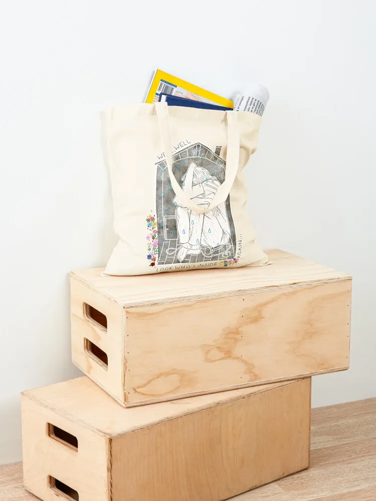 من الداخل مرة أخرى - حقيبة حمل مطرزة بالكامل، حقائب قماش مخصصة للنساء، حقيبة نسائية كبيرة