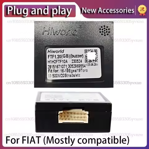 Canbus Box Adaptor For FIAT Punto 2010-2018 Panda 2013-Present Fiorino 2007-2021 Cable Car Radio Android