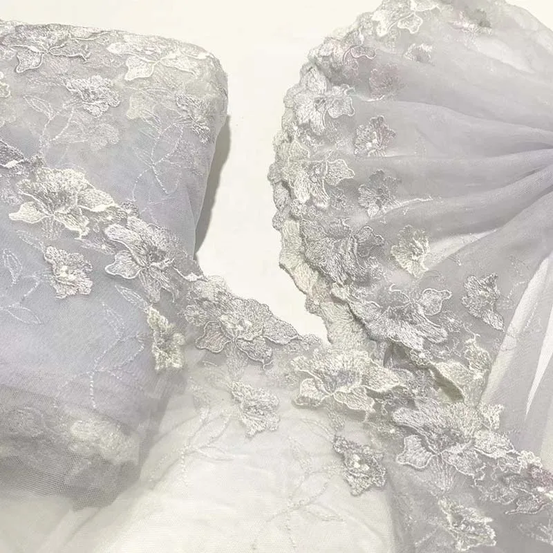 

28Yards Floral Embroidered Lace Trim Ribbon For Sewing Clothes Accessories Lingerie Bra Dress Underwear Fabrics