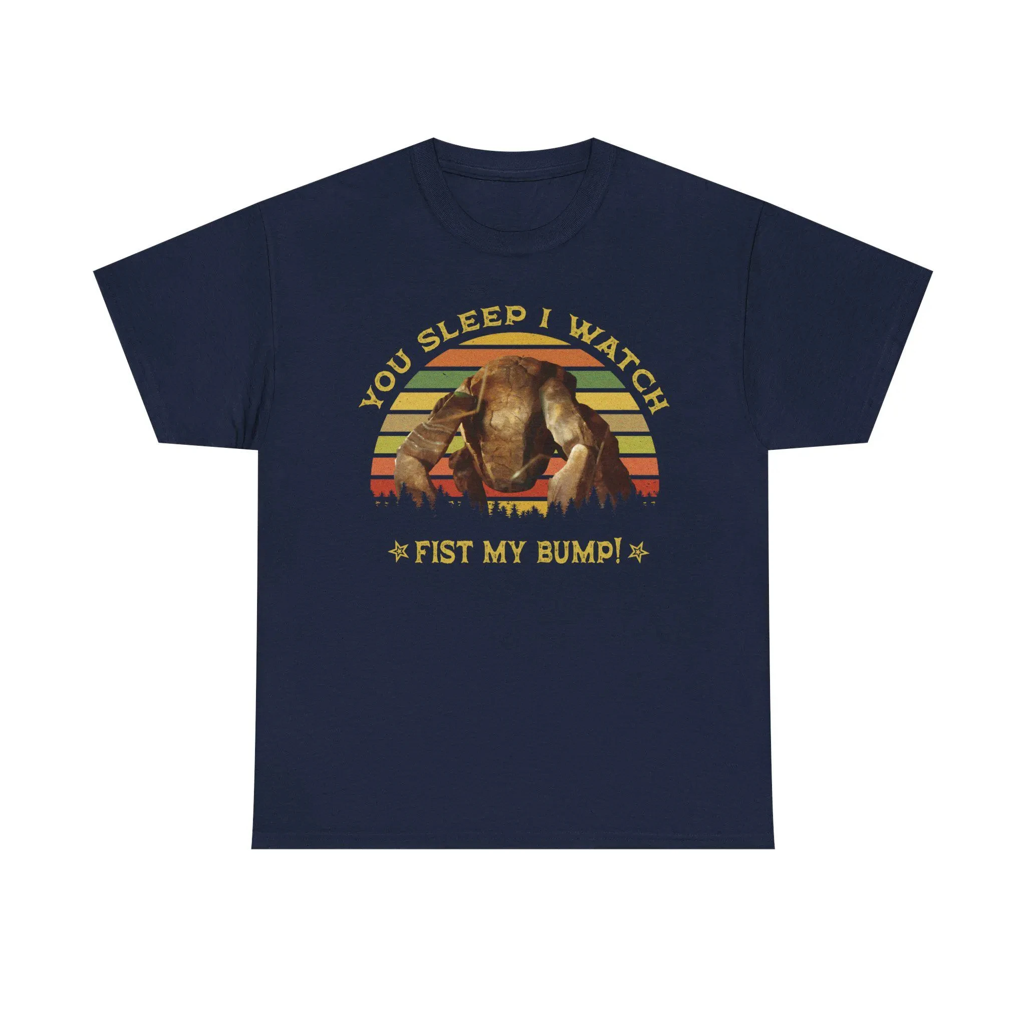 2026 New Project Hail Mary You Sleep I Watch Fist My Bump Rocky T Shirt Retro Sunset Sci Fi Movie Fan Gift Unisex Cotton Tee view 4