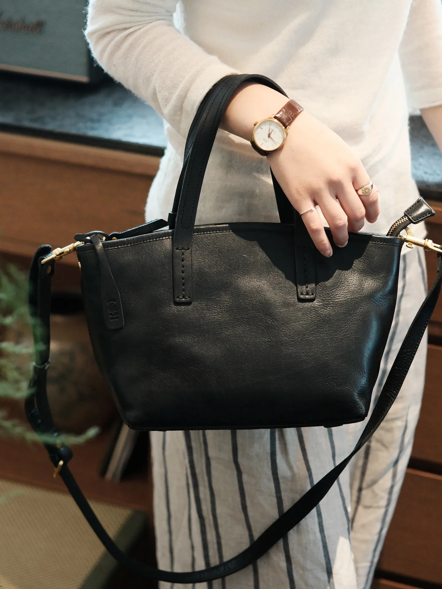 PNDME simple fashion genuine leather women Tote bag weekend shopping handmade first layer cowhide ladies large capacity handbag
