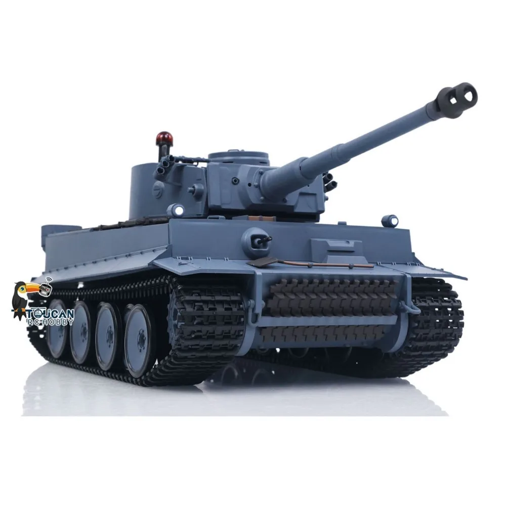 Heng Long 1/16 RC Tank 7.0 Tiger I Plastic Radio Control Tanks Model 3818 W/ 360° Turret Barrel Recoil Remoted Panzer Toys - view 4