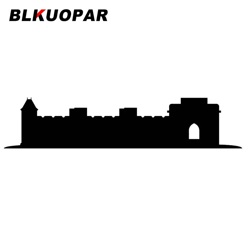 

BLKUOPAR France Provins Landmark Decal Vinyl Material Car Stickers Air Conditioner Waterproof Refrigerator Sunscreen Decoration