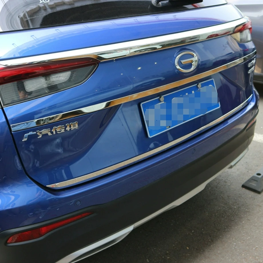 

Rear Trunk Tailgate Door Strip Streamer Lid Cover Trim For Trumpchi GS4 2020 2021 2022 2023 Exterior Accessories