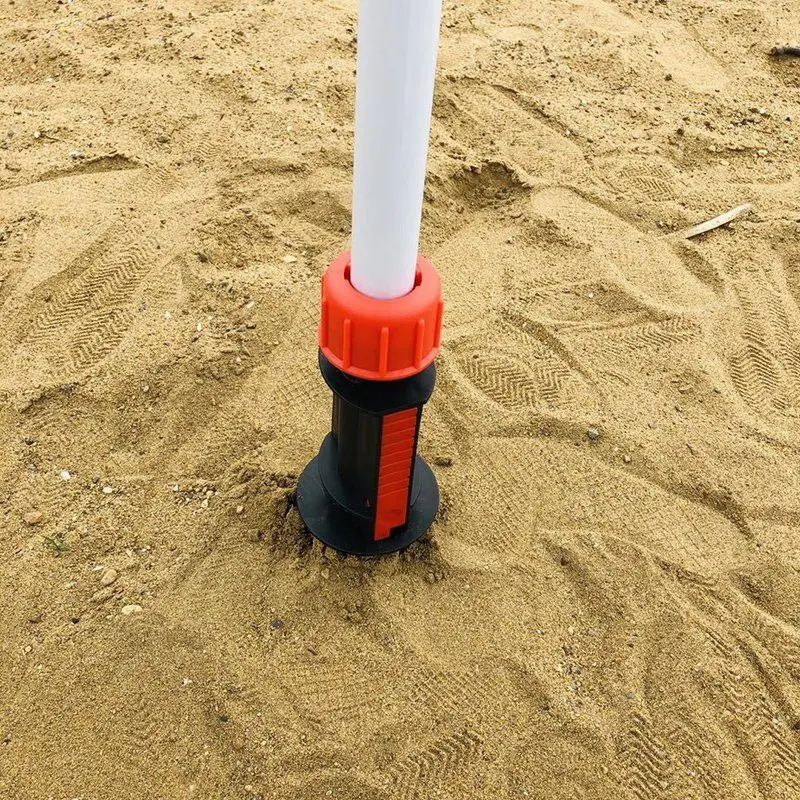 Sombrilla de playa con ancla de arena, soporte de almacenamiento en espiral para acampar al aire libre, Patio, césped, hogar y jardín