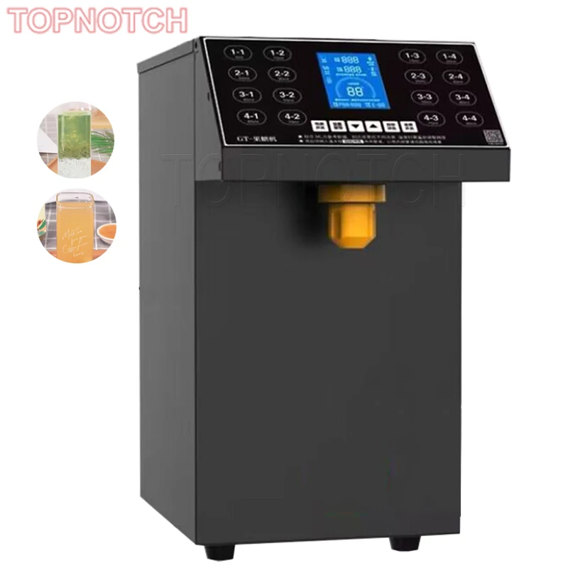 Commercial Automatic LCD Screen Fructose Quantify Machine Syrup Dispenser