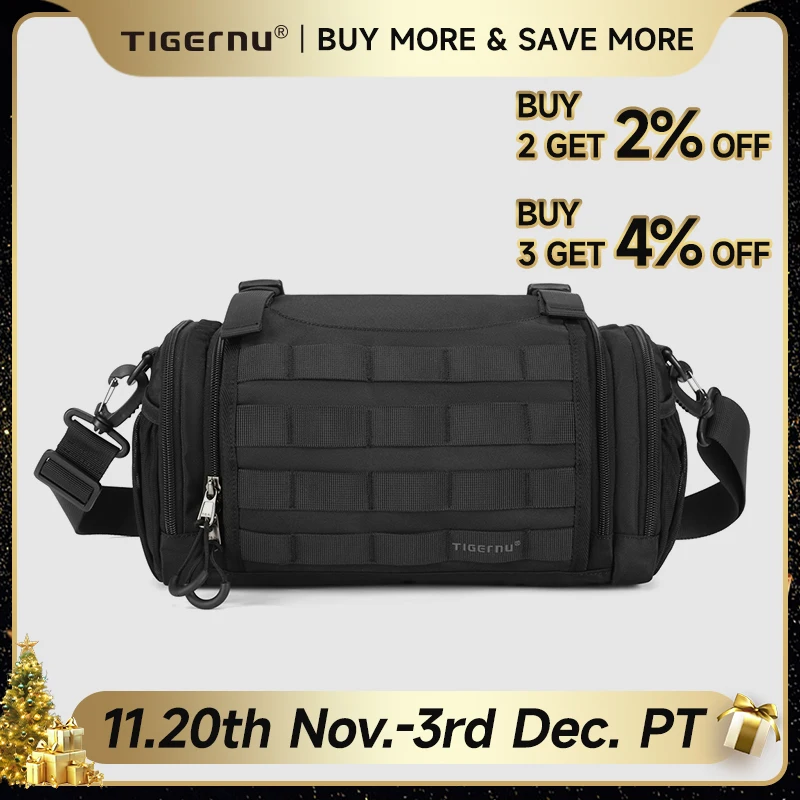 Tigernu Men's Shoulder Bag Tactical Crossbody Bag Mens Bags Outdoor Bag Bicycle Hanging Bag Sport Cycling Shoulder Bag Messenger