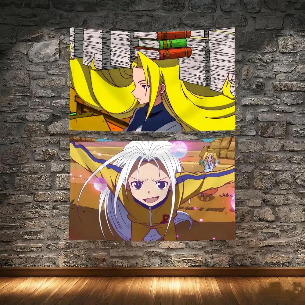 Dark Anime T-The Idaten Deities Know Only Peace Flags Tapestry Creative Pattern Photo Living Room Wall Art Party Outdoor Decor