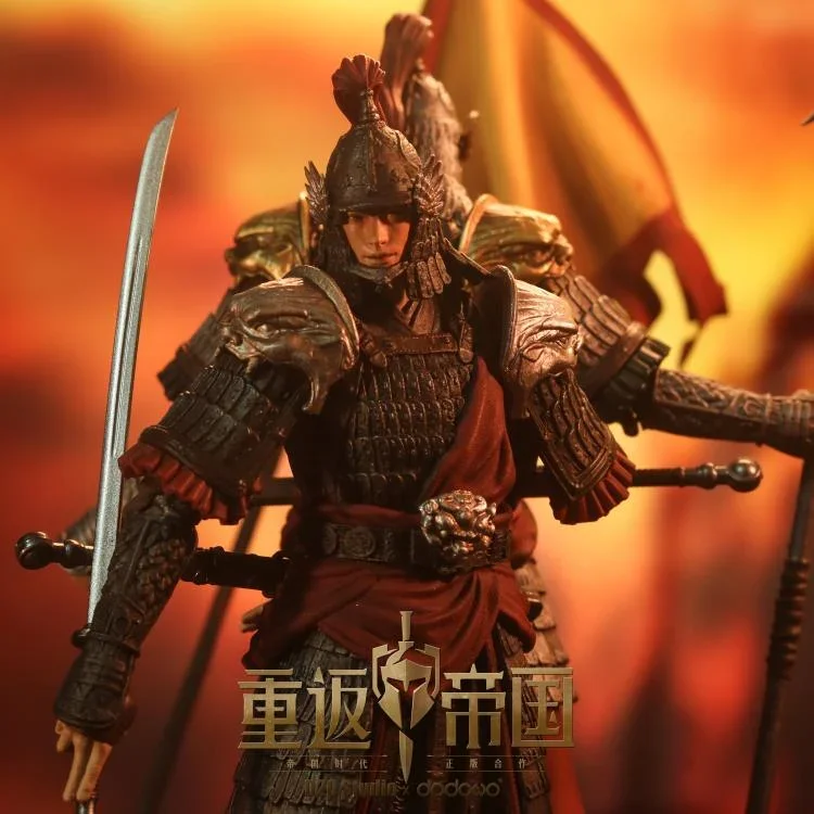 Retorno ao Espadachim Chinês do Império (Armadura de Ouro / Armadura de Prata Ver.) Figura em escala 1/12